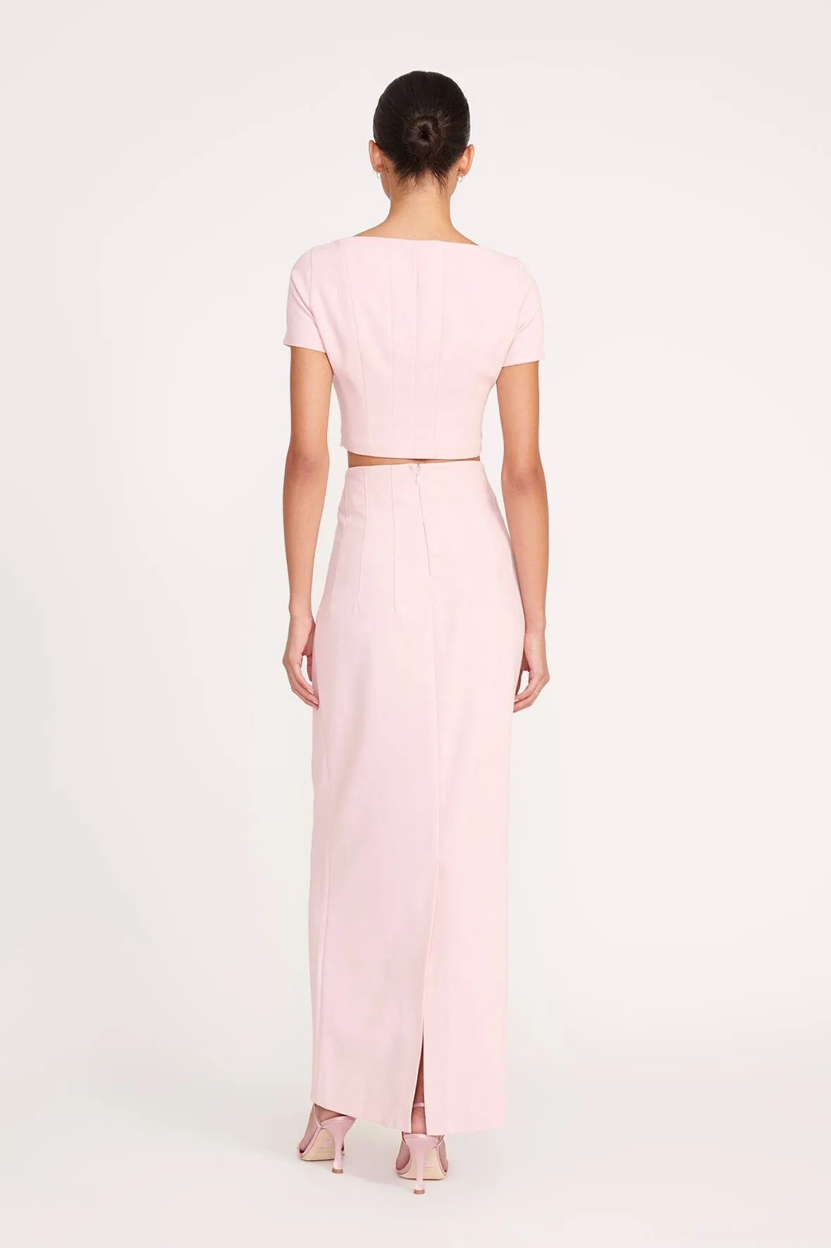 JEREMIAH SKIRT | CHERRY BLOSSOM sold by STAUD product image thumbnail 4