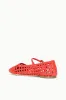 NELL MARY JANE FLAT | WILD POPPY sold by STAUD