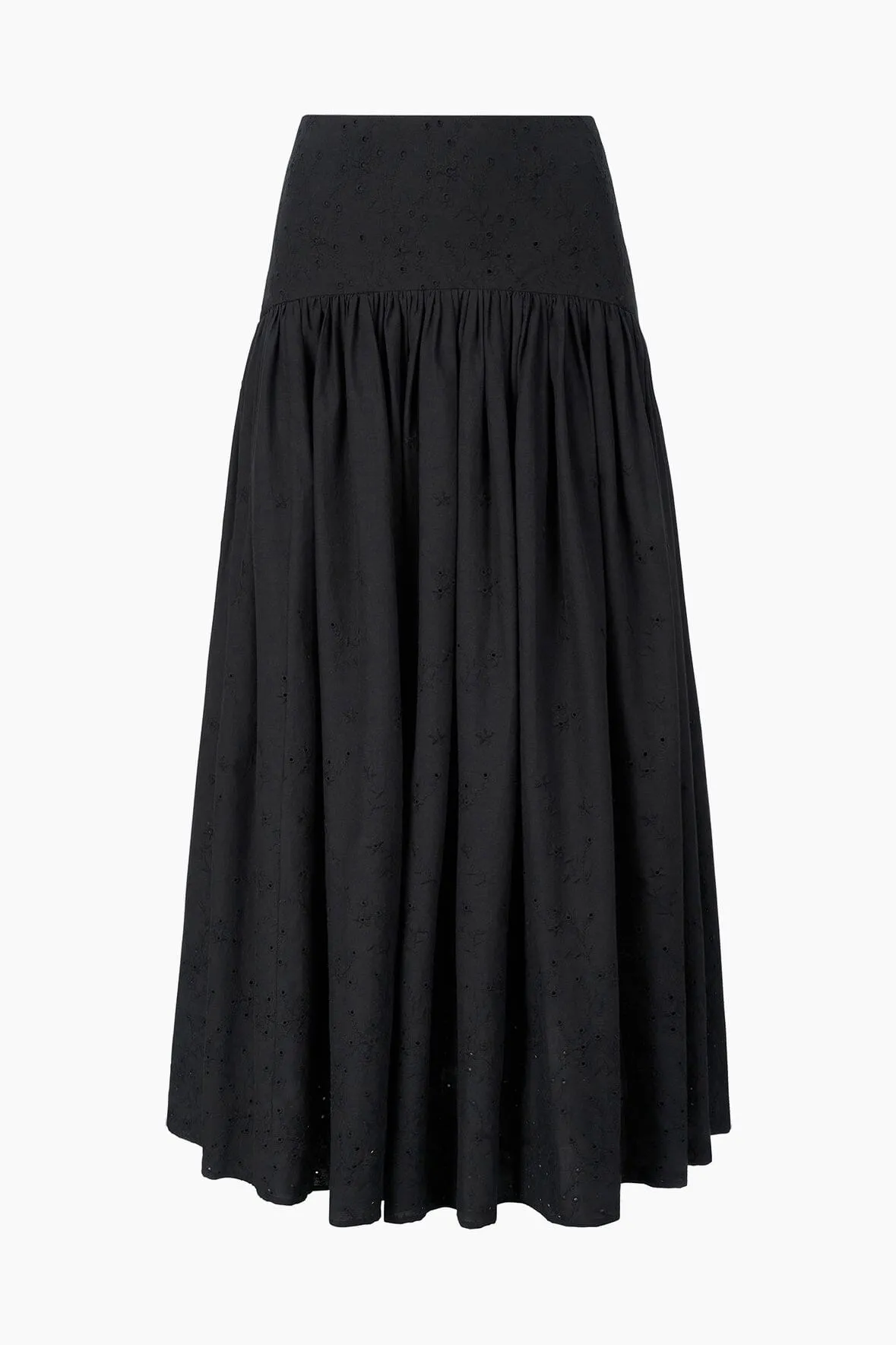 PROCIDA SKIRT | BLACK EYELET sold by STAUD product image thumbnail 5