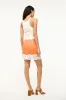 MARGAUX LINEN SKIRT | APRICOT WHITE sold by STAUD