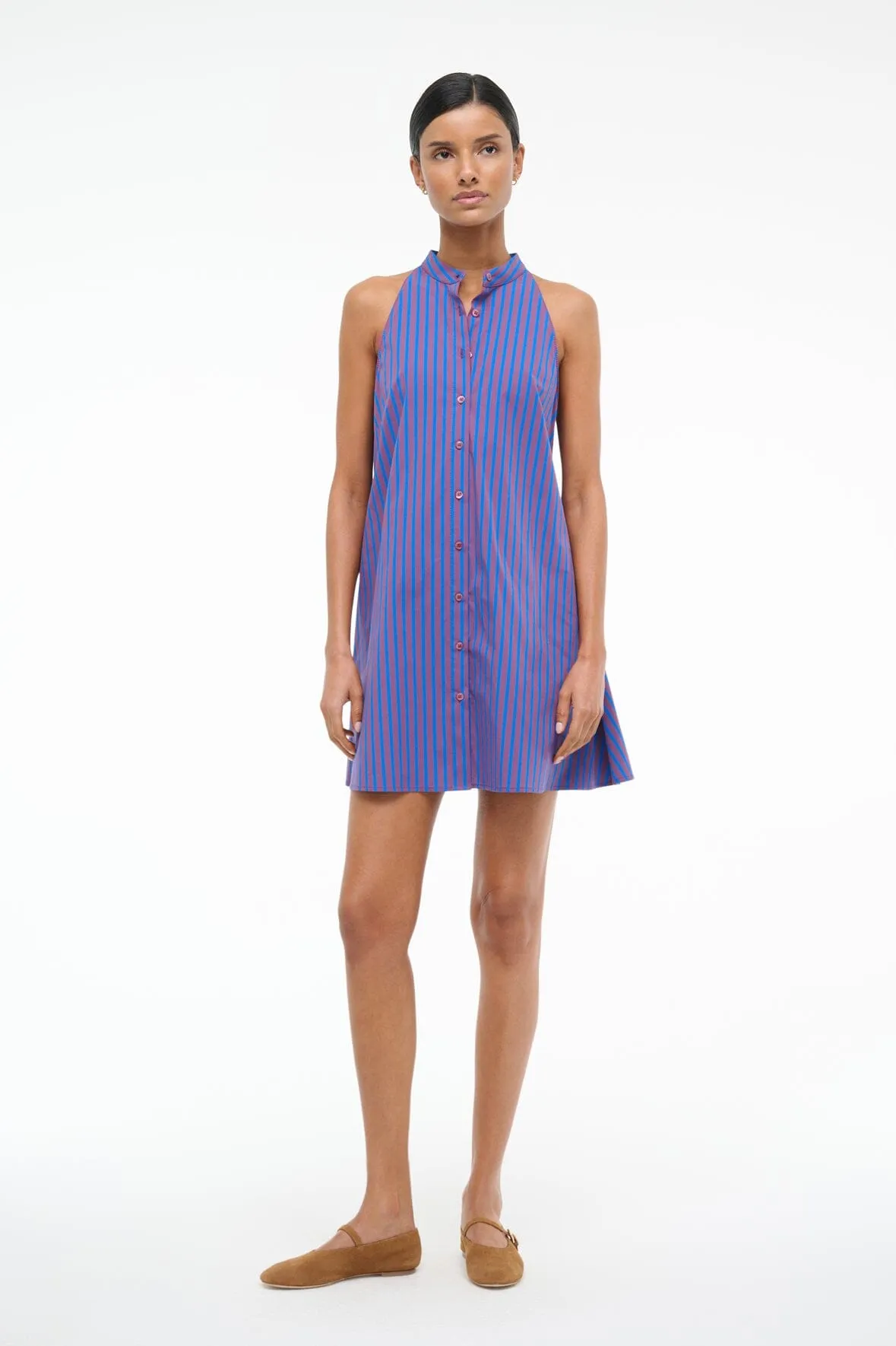 SHIRLEY MINI DRESS | ATLAS STRIPE sold by STAUD product image thumbnail 2