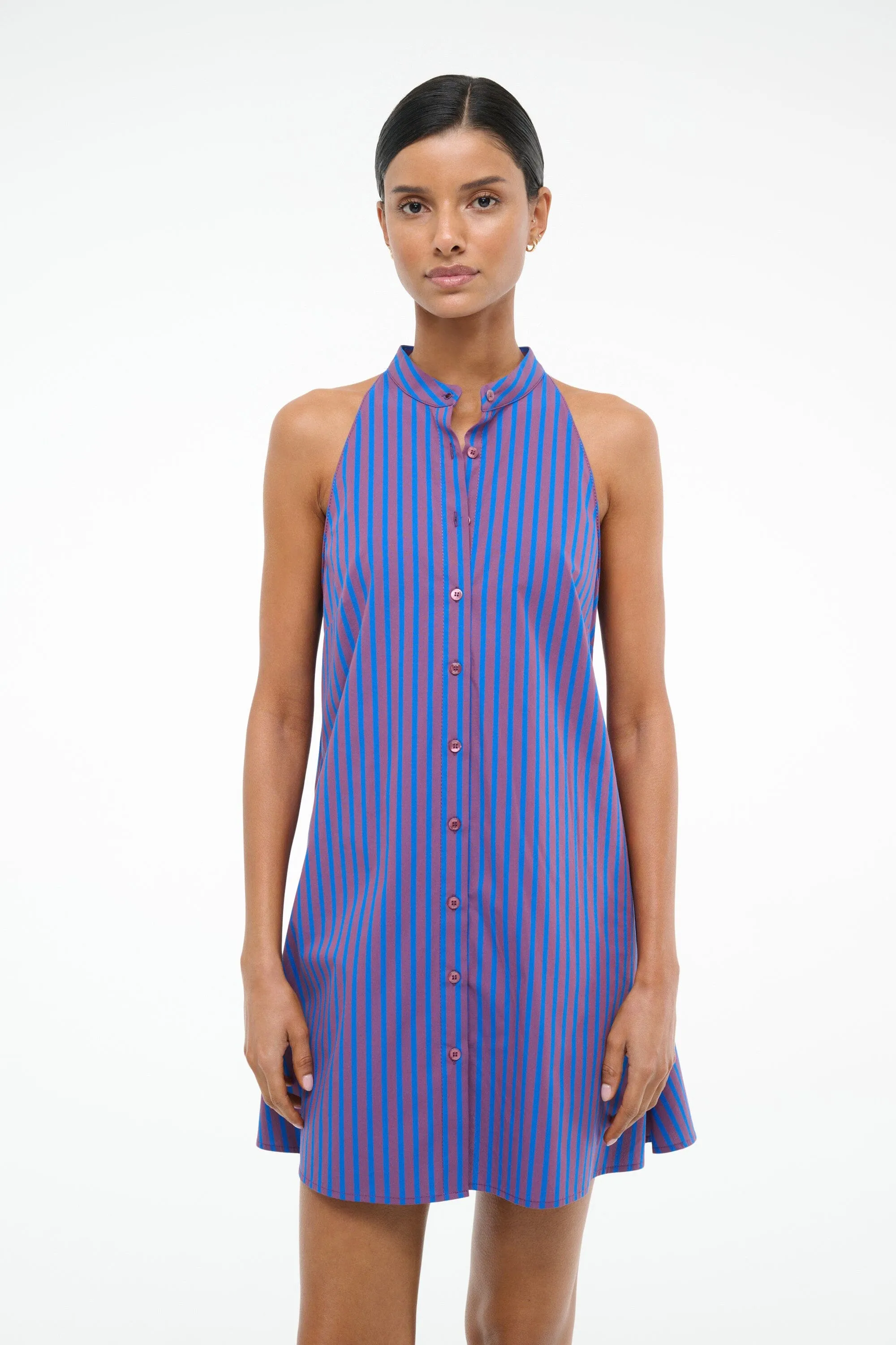 SHIRLEY MINI DRESS | ATLAS STRIPE sold by STAUD product image thumbnail 5
