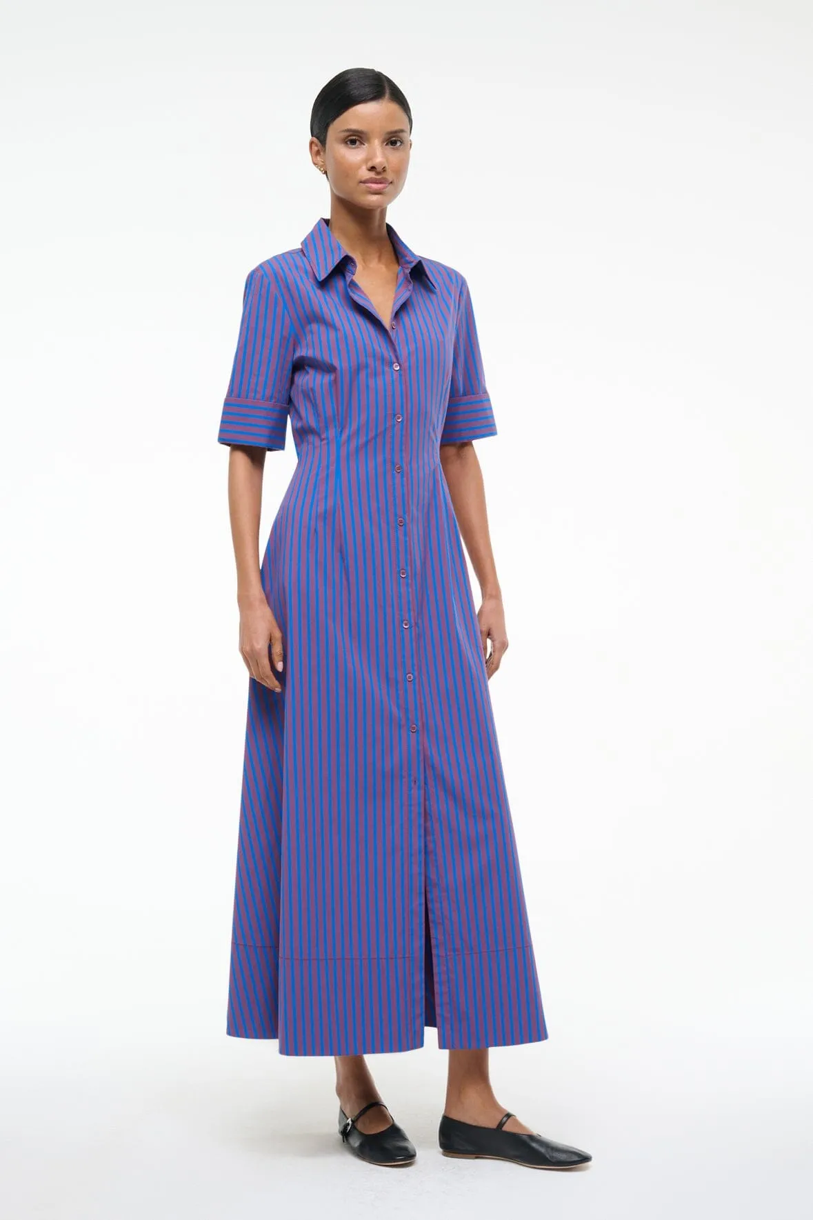 JOAN DRESS | ATLAS STRIPE sold by STAUD product image thumbnail 2