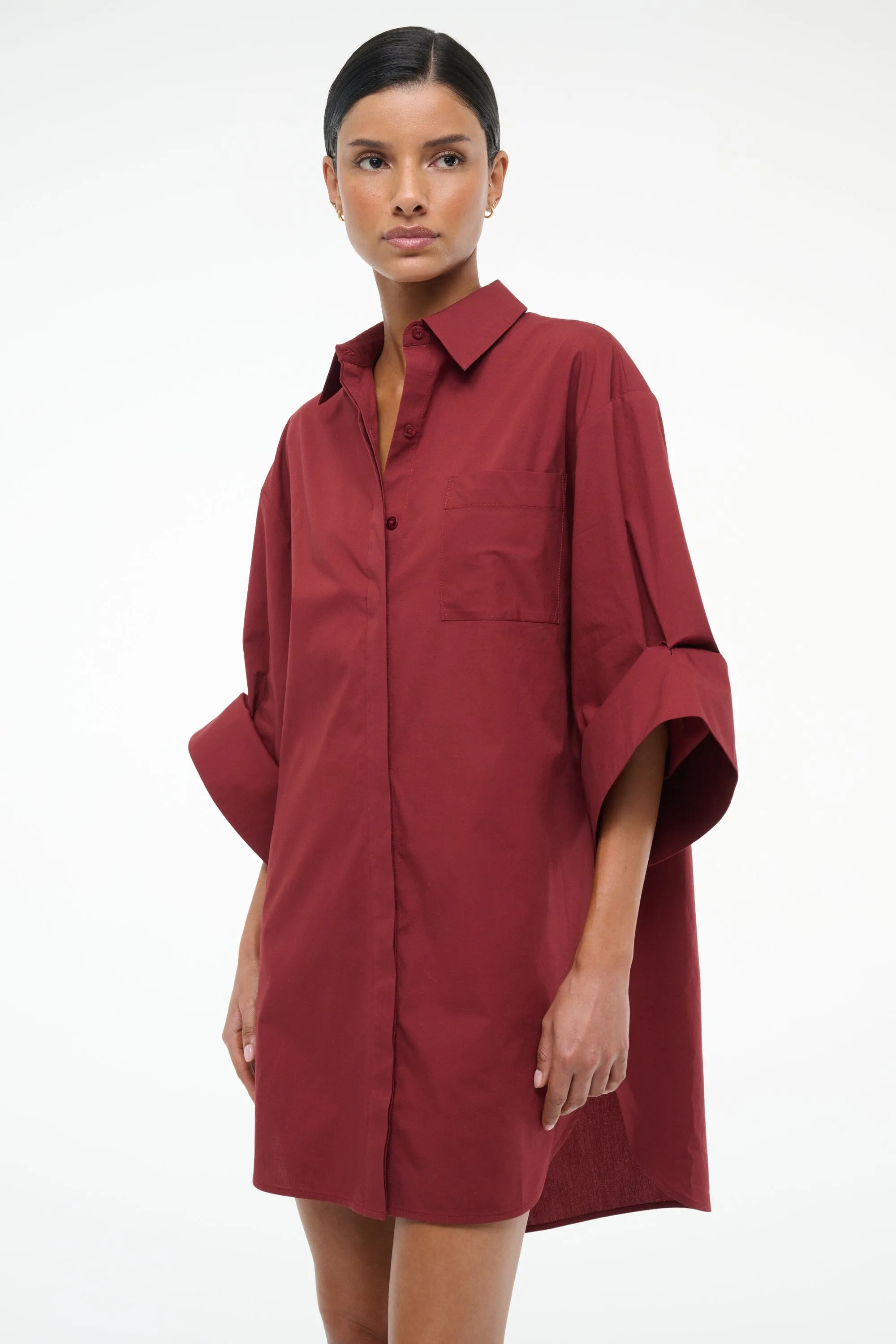 NICO DRESS | SANGRIA sold by STAUD product image thumbnail 2