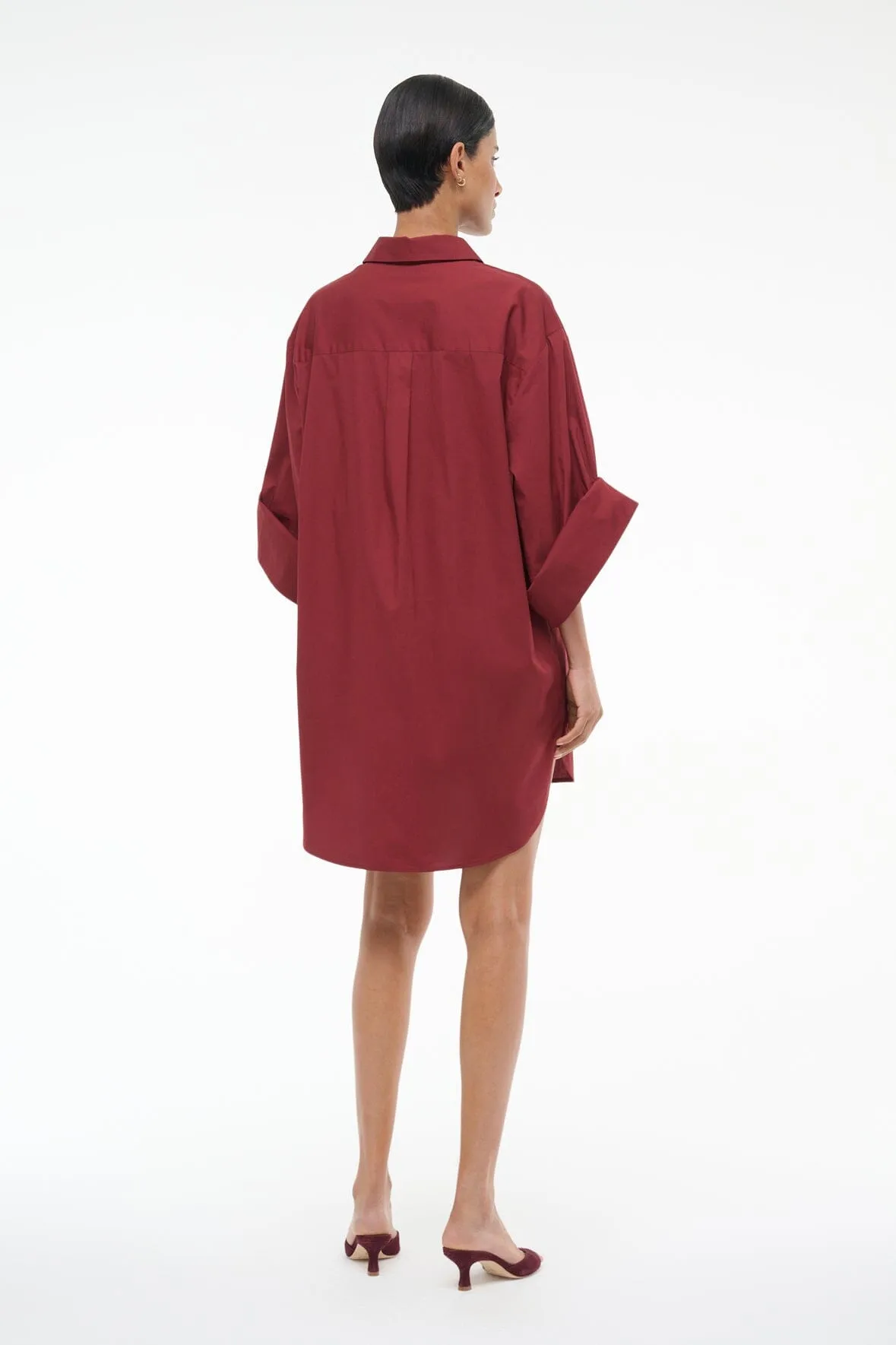 NICO DRESS | SANGRIA sold by STAUD product image thumbnail 4