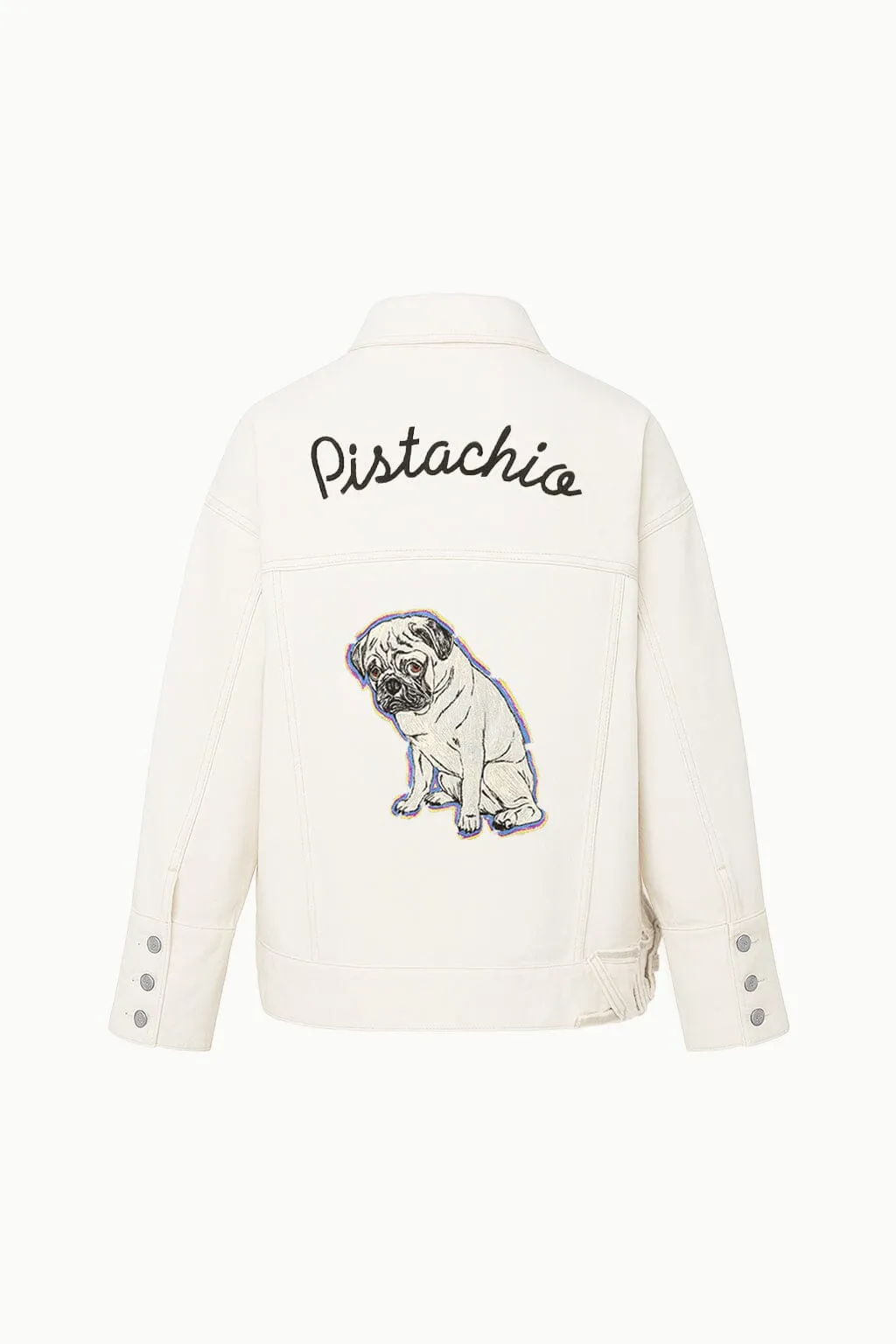 CUSTOM STAUD x C.BONZ THE BIGGEST JEAN JACKET | WHITE sold by STAUD product image thumbnail 2