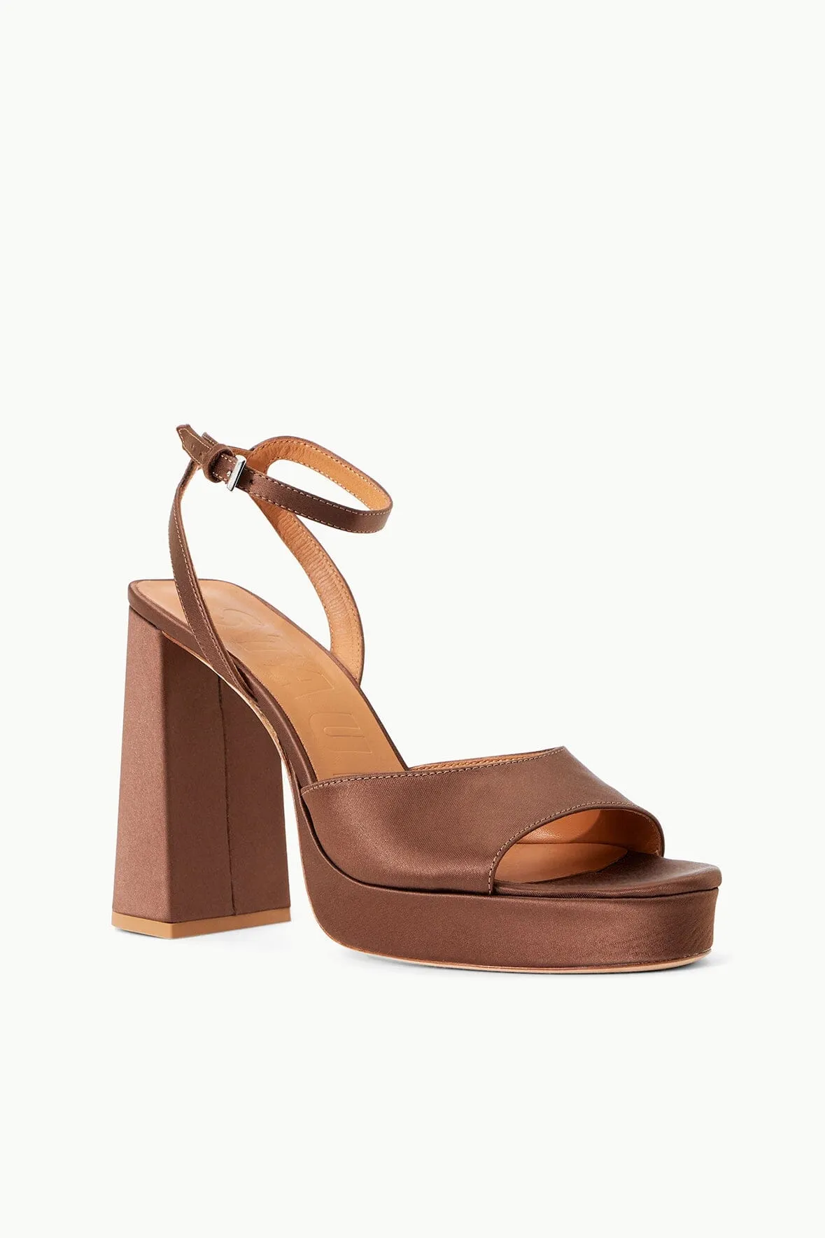 SOLANGE PLATFORM | CLOVE SATIN sold by STAUD product image thumbnail 3