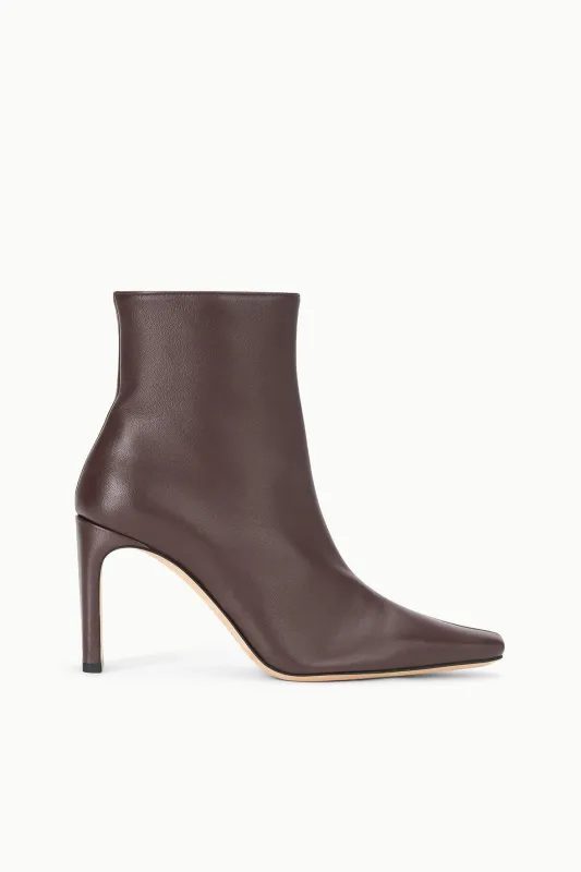 WALLY ANKLE HIGH HEEL BOOT | ESPRESSO made by STAUD