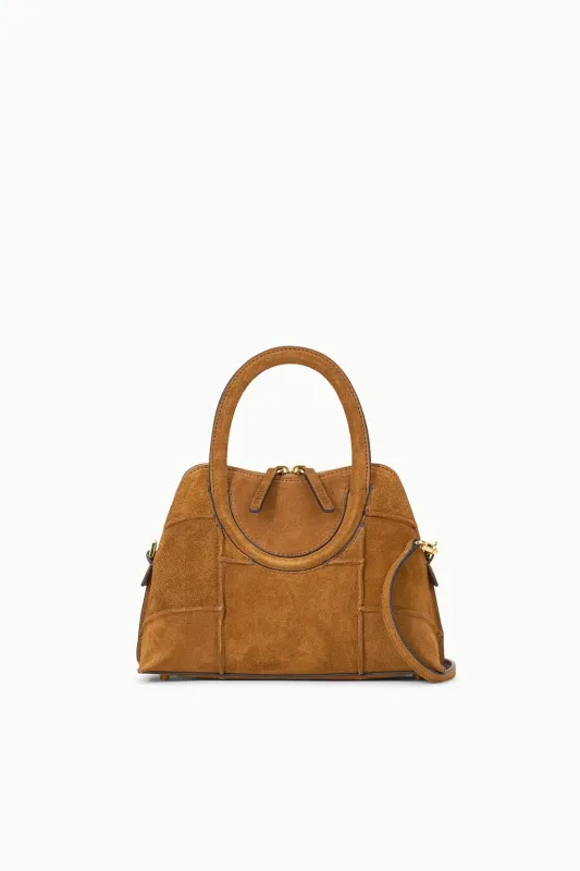 NAOMI MINI SATCHEL | TAN SUEDE sold by STAUD