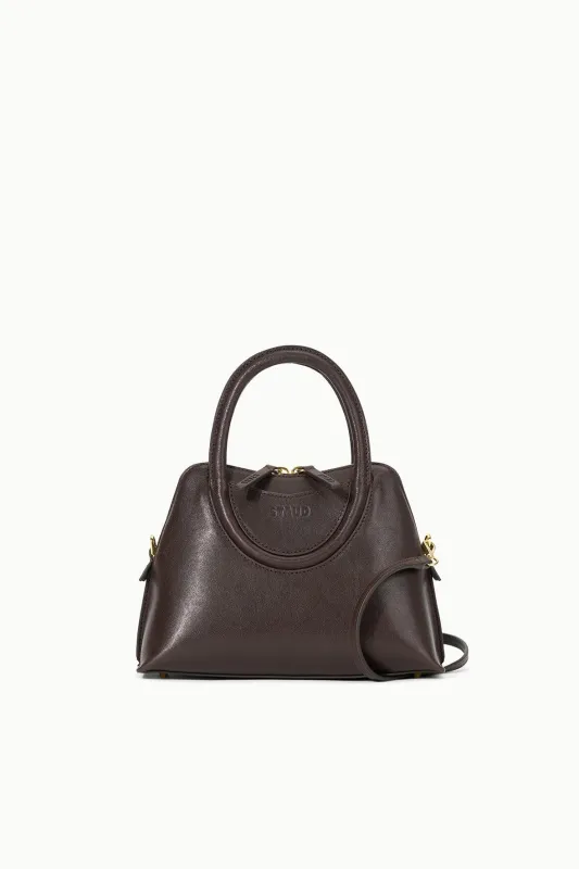 NAOMI MINI SATCHEL | ESPRESSO sold by STAUD