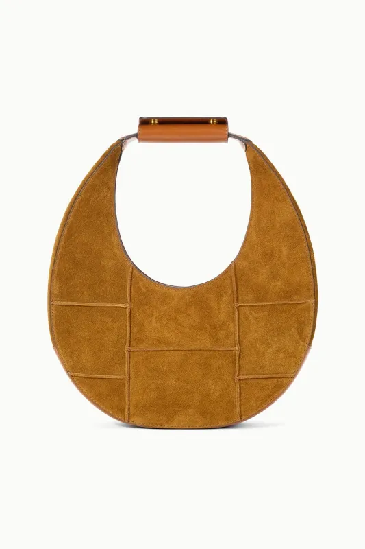 MOON BAG | TAN SUEDE sold by STAUD