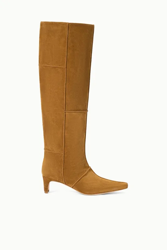 WALLY BOOT | PATCHWORK TAN SUEDE sold by STAUD