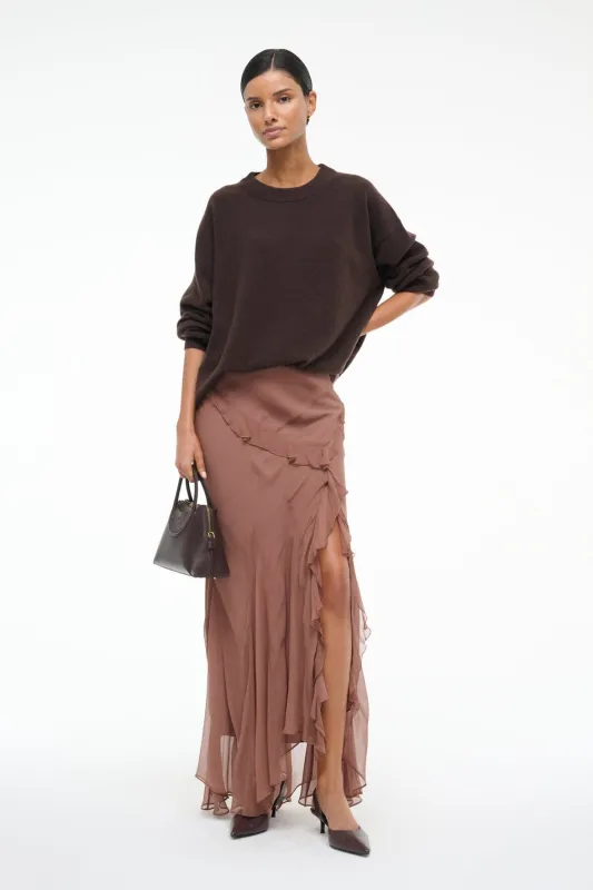 DIANA SKIRT | MOCHA sold by STAUD