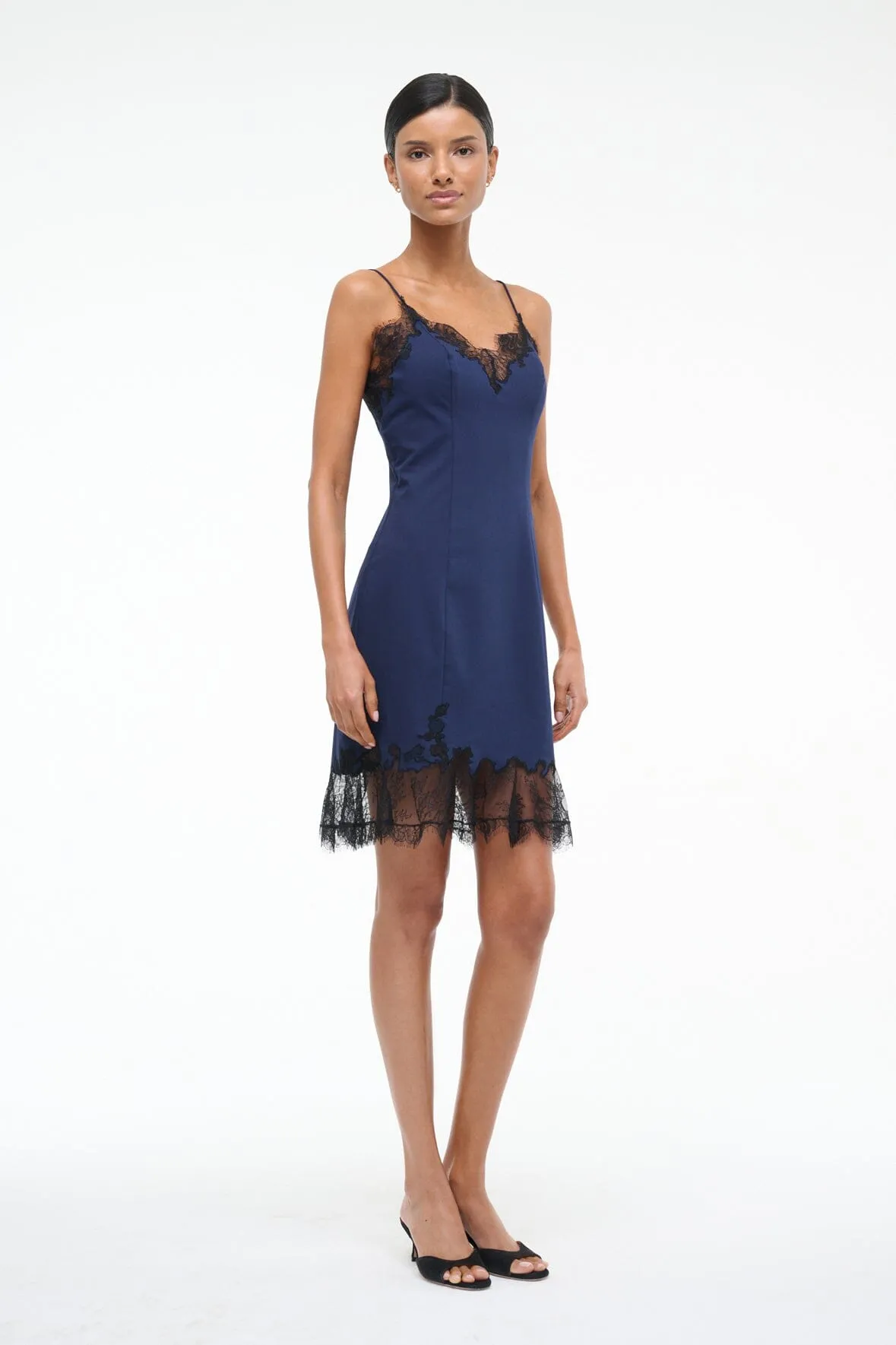 NADIA MINI DRESS | NAVY sold by STAUD product image thumbnail 2