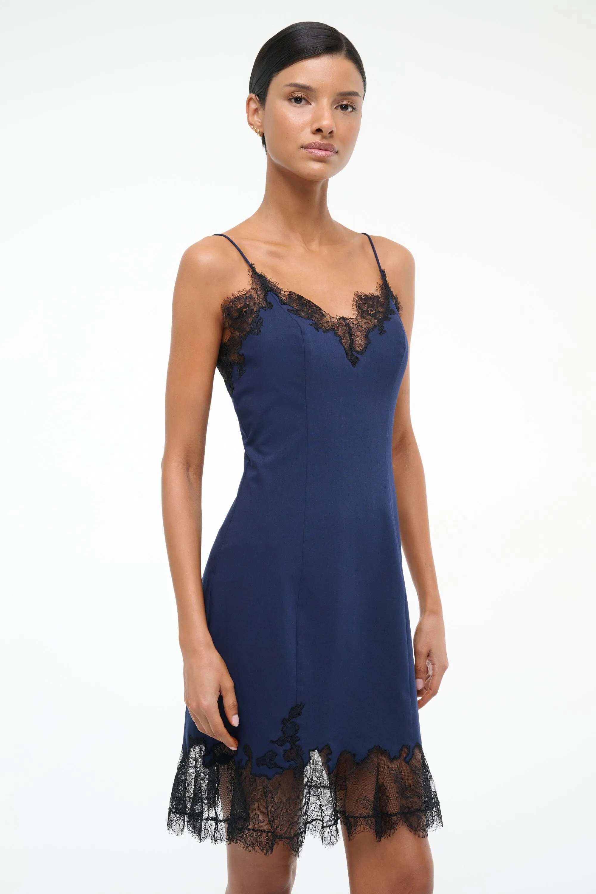 NADIA MINI DRESS | NAVY sold by STAUD product image thumbnail 4