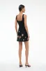 LE SABLE DRESS | DAHLIA DAYDREAM BLACK sold by STAUD