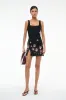 LE SABLE DRESS | DAHLIA DAYDREAM BLACK sold by STAUD