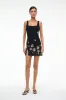 LE SABLE DRESS | DAHLIA DAYDREAM BLACK sold by STAUD