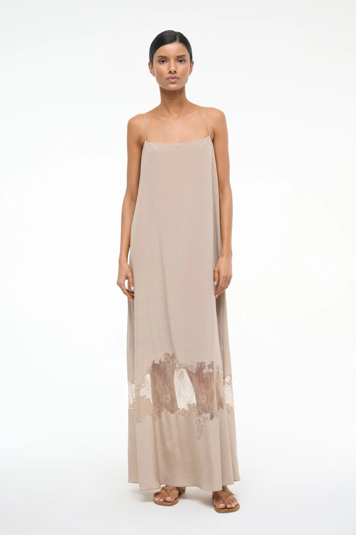 DELFINA SILK DRESS | DUNE sold by STAUD product image thumbnail 4