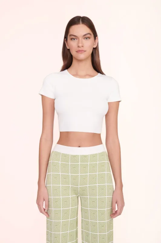 ILA TOP | WHITE sold by STAUD