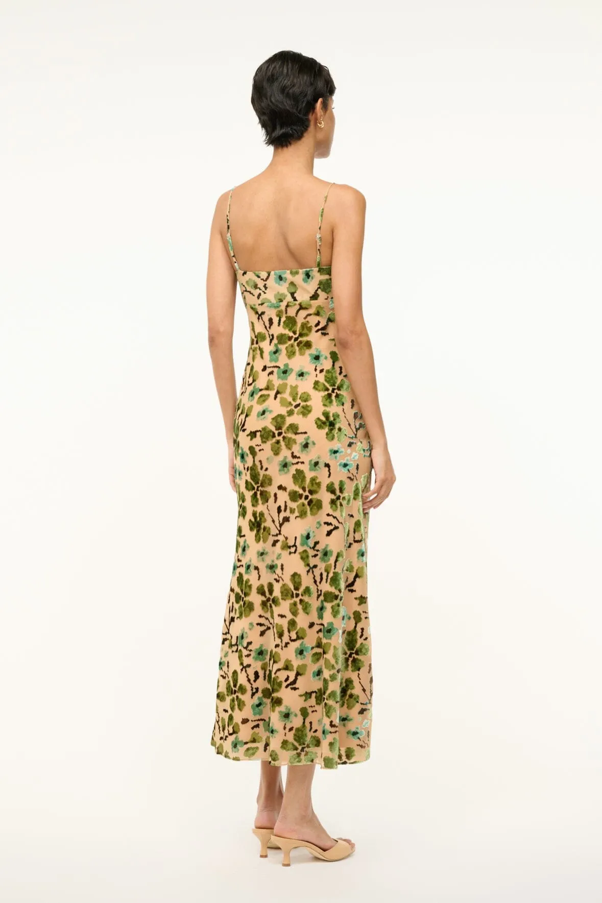 DIANNA DRESS | MOSS FLORAL TAPESTRY sold by STAUD product image thumbnail 3