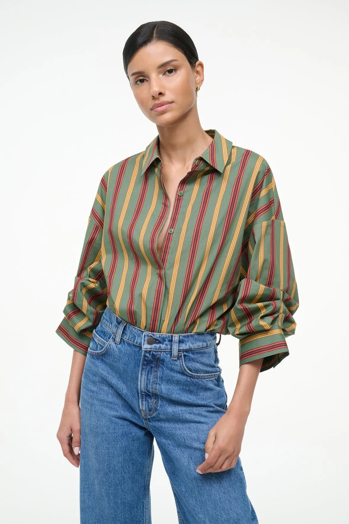 TRAVERSE BODYSUIT | TRAILBLAZER STRIPE sold by STAUD product image thumbnail 3