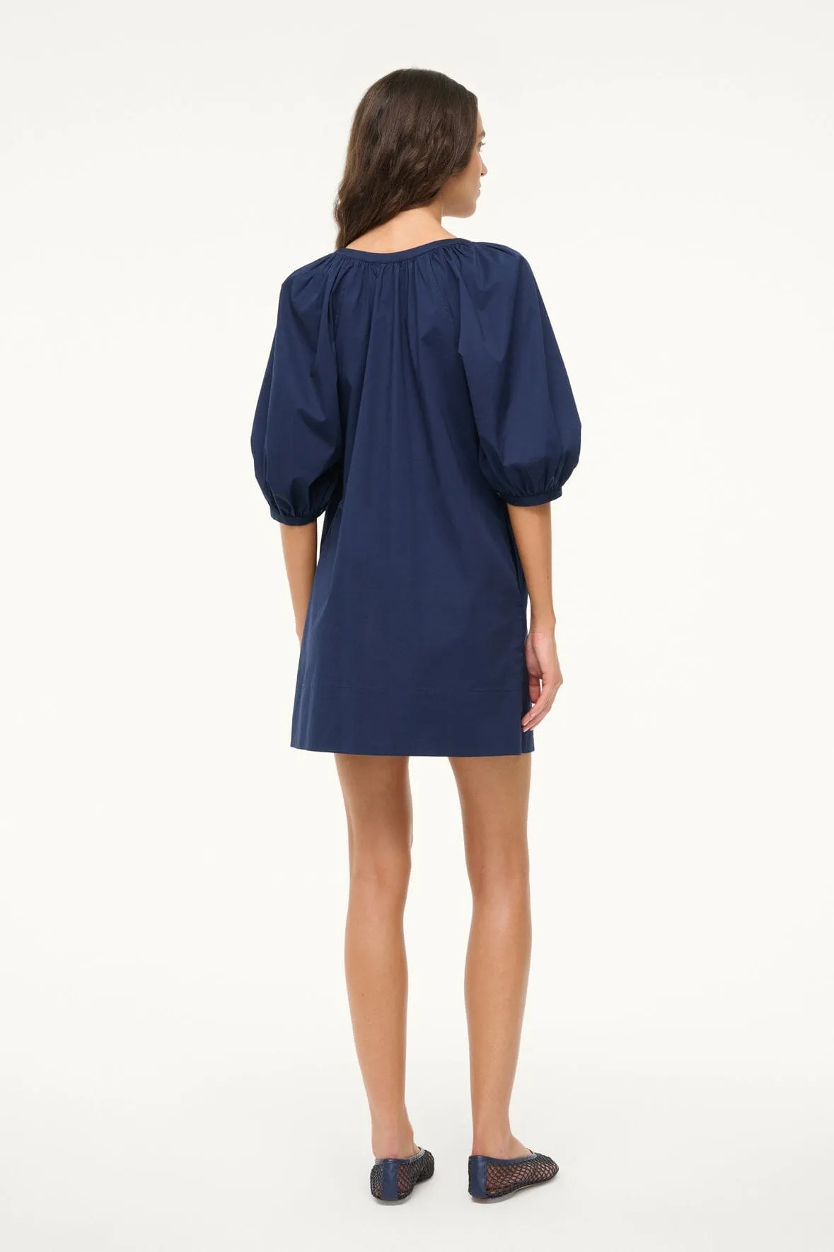 MINI VINCENT DRESS | NAVY sold by STAUD product image thumbnail 4
