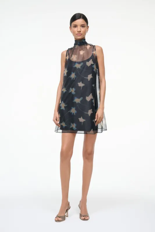 ALBEE MINI DRESS | BOTANICAL SHADOWS sold by STAUD