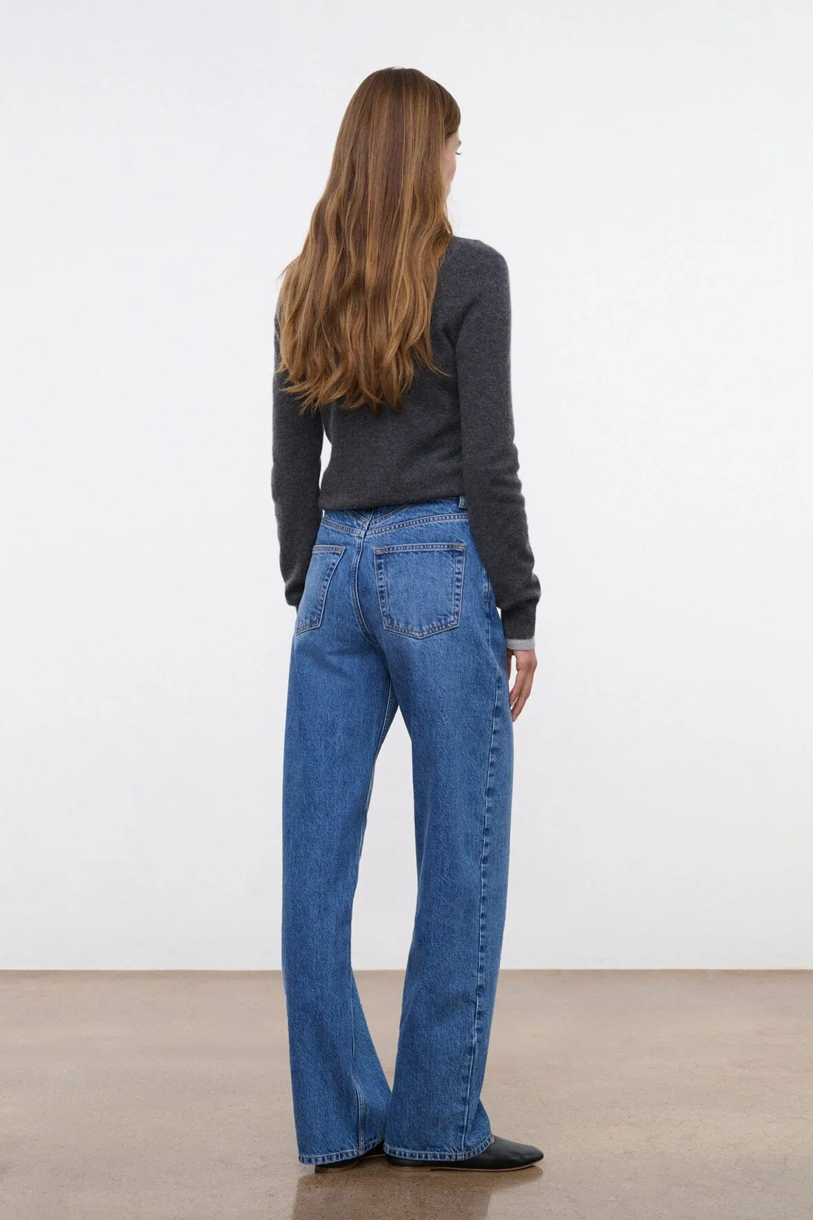 LEO HIGH RISE JEAN | VINTAGE WASH sold by STAUD product image thumbnail 3
