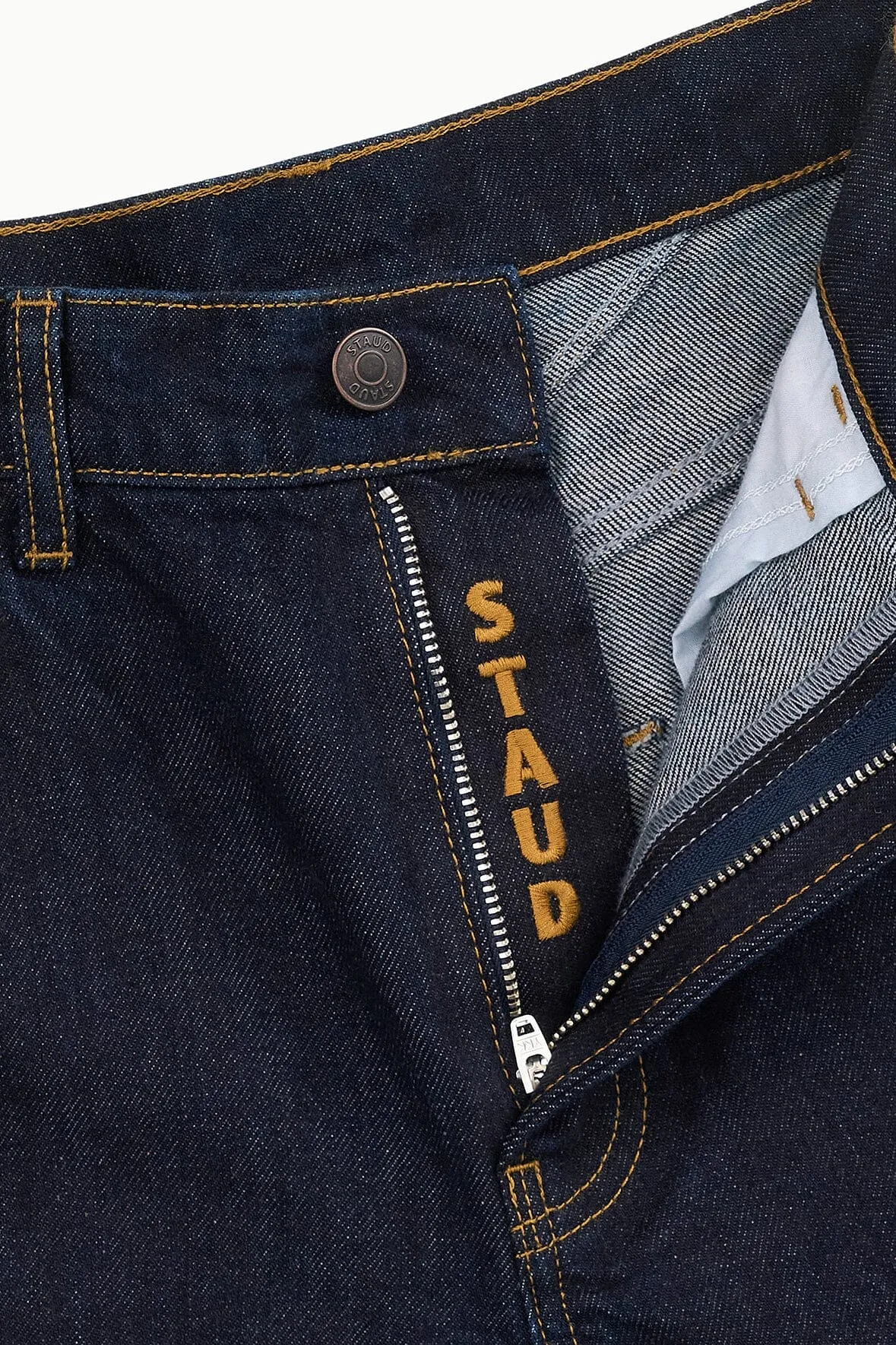 LEO HIGH RISE JEAN | INDIGO sold by STAUD product image thumbnail 5