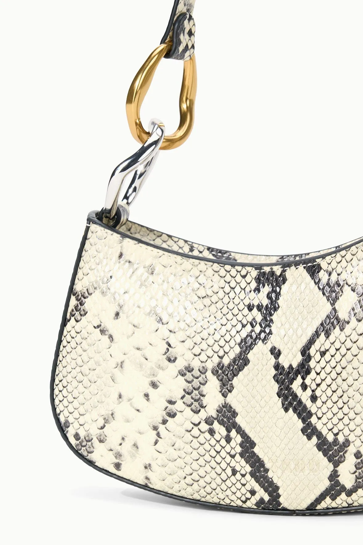 OLLIE BAG | WHITE SNAKE sold by STAUD product image thumbnail 5