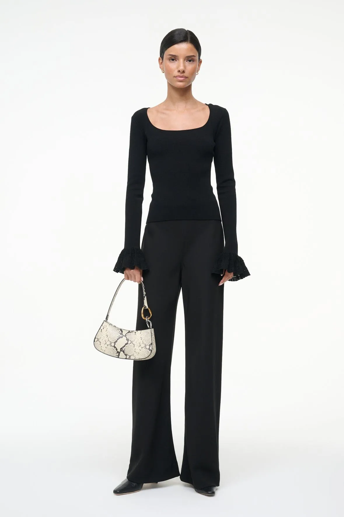 OLLIE BAG | WHITE SNAKE sold by STAUD product image thumbnail 4