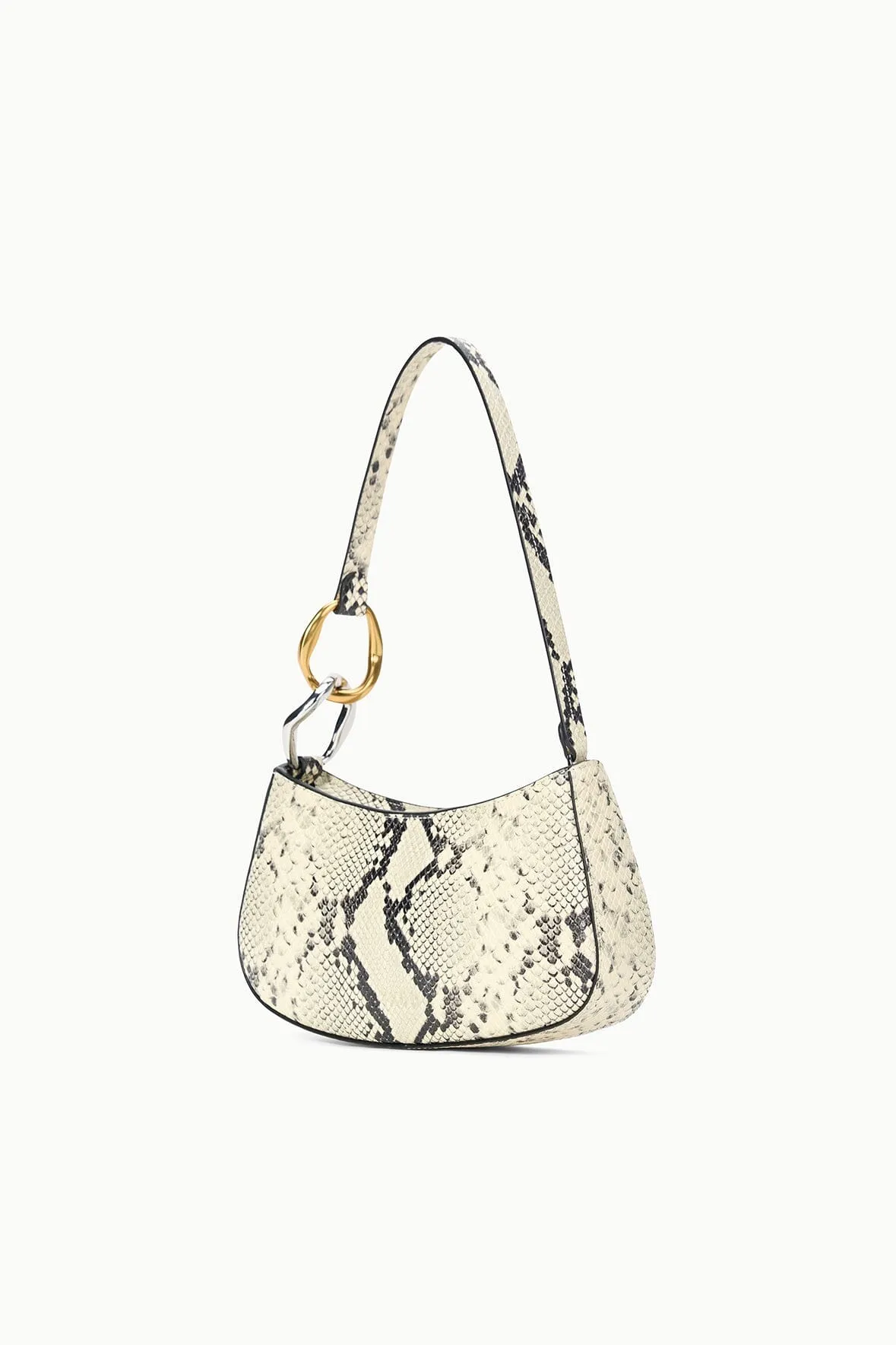 OLLIE BAG | WHITE SNAKE sold by STAUD product image thumbnail 3