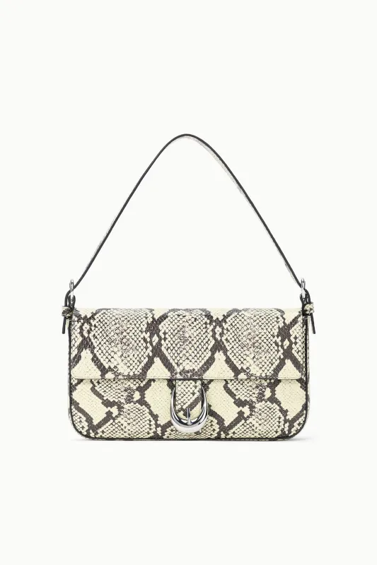 HARLOW BAG | WHITE SNAKE sold by STAUD