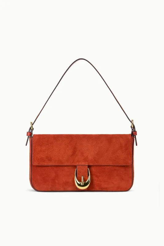 HARLOW BAG | AUBURN SUEDE sold by STAUD