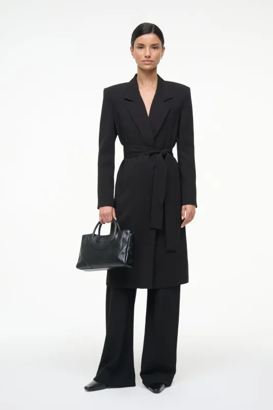 JOLENE JACKET | BLACK sold by STAUD