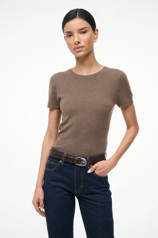 EASY CASHMERE TEE | TRUFFLE sold by STAUD