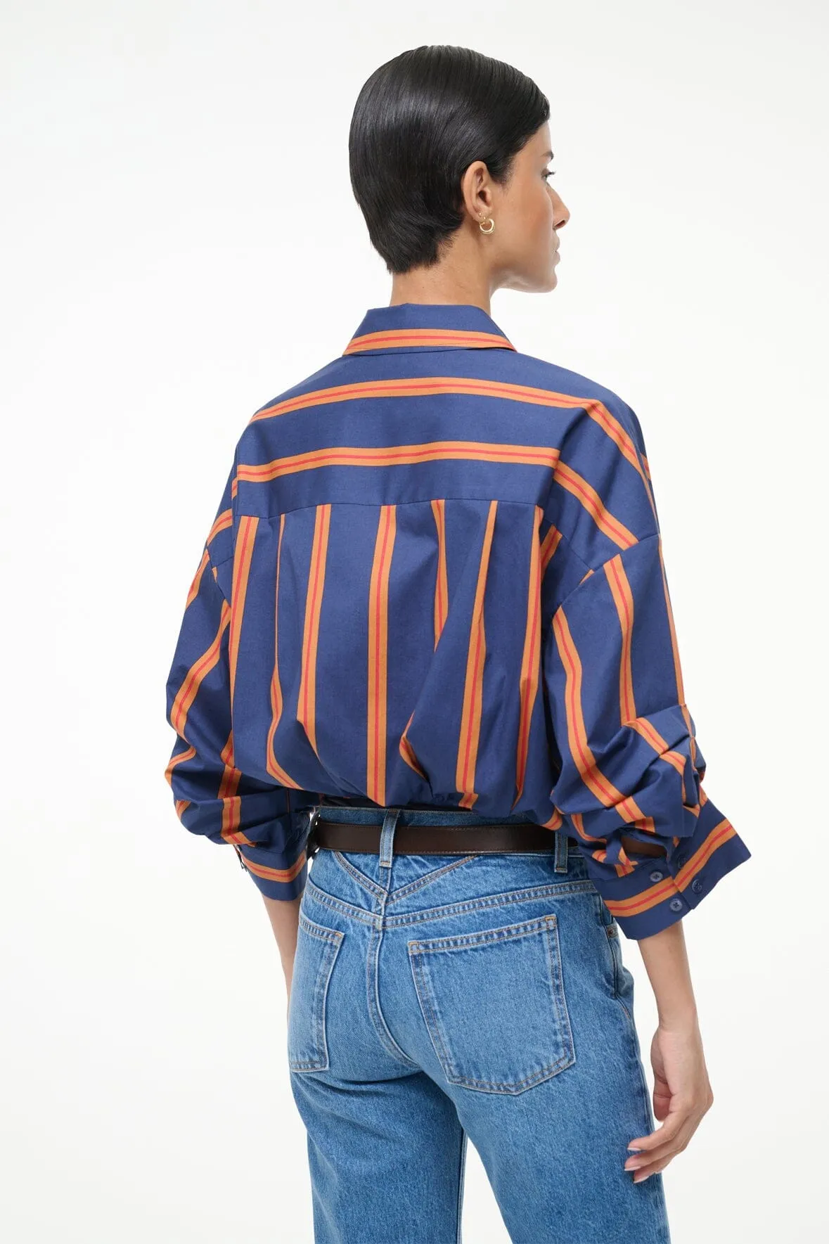 TRAVERSE BODYSUIT | RAILROAD STRIPE sold by STAUD product image thumbnail 4