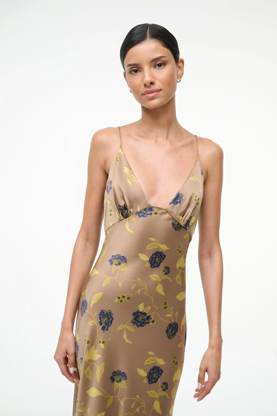 HANK SILK DRESS | VINTAGE FLORAL sold by STAUD product image thumbnail 2