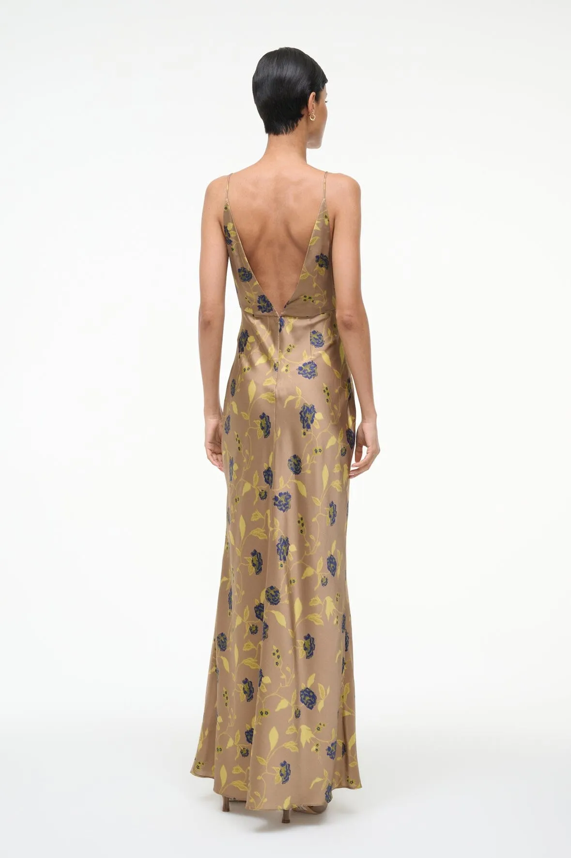 HANK SILK DRESS | VINTAGE FLORAL sold by STAUD product image thumbnail 5