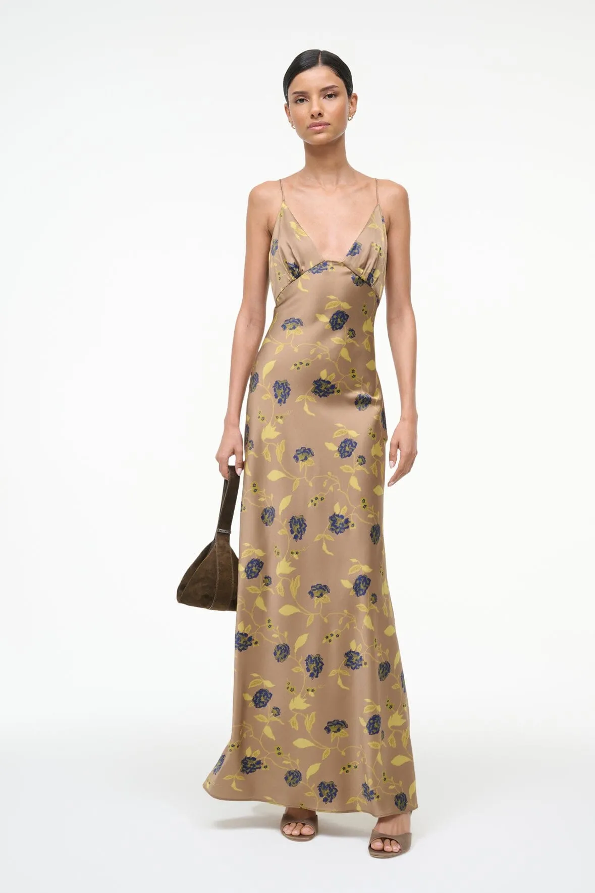 HANK SILK DRESS | VINTAGE FLORAL sold by STAUD