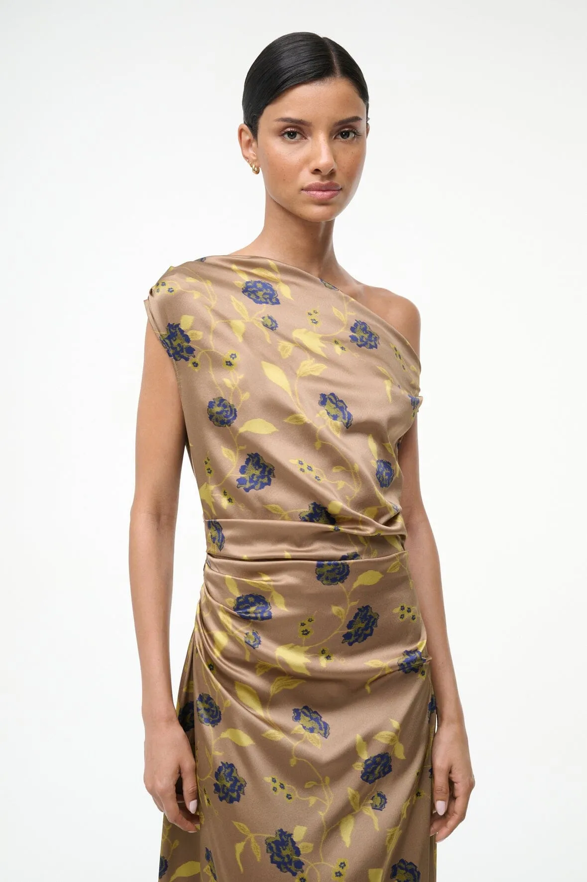 PHARE SILK DRESS | VINTAGE FLORAL sold by STAUD product image thumbnail 2