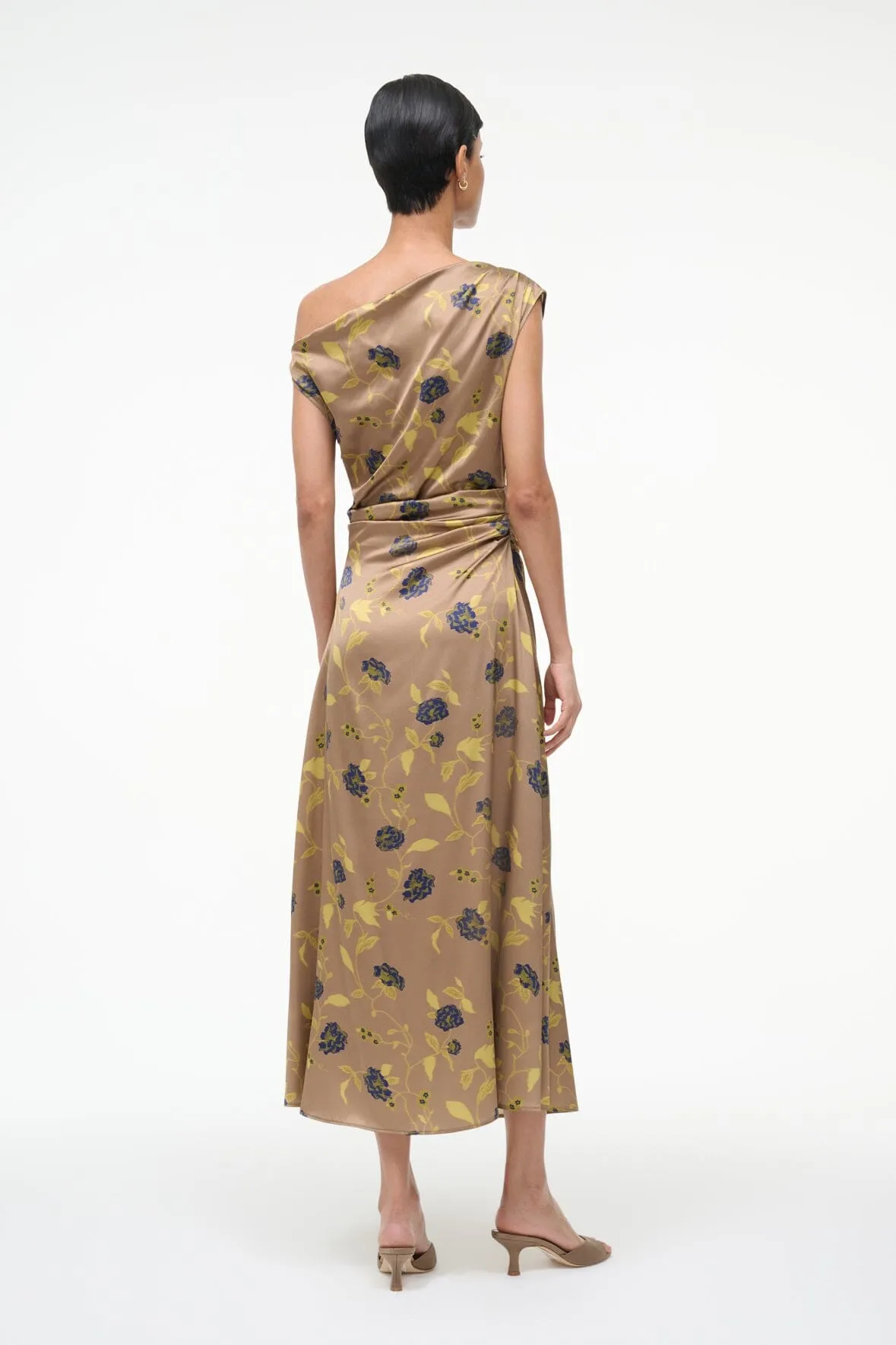 PHARE SILK DRESS | VINTAGE FLORAL sold by STAUD product image thumbnail 4