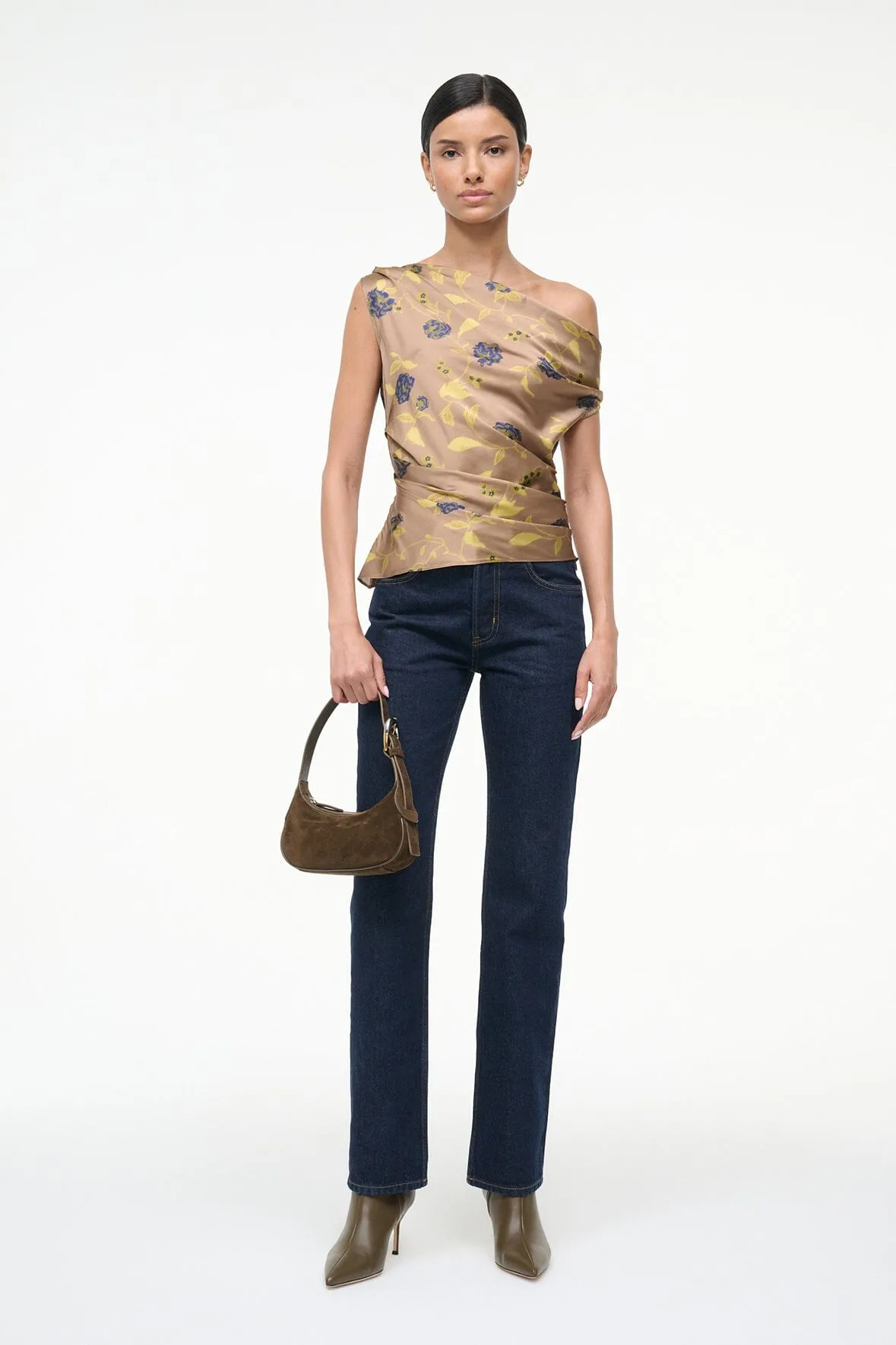 PHARE SILK TOP | VINTAGE FLORAL sold by STAUD product image thumbnail 2