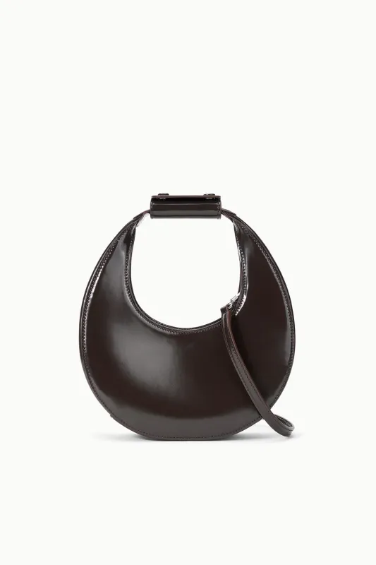 MINI MOON BAG | ESPRESSO LEATHER sold by STAUD