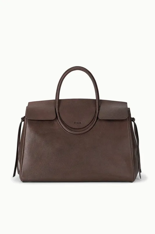 LARGE MAUDE CARRYALL | ESPRESSO sold by STAUD