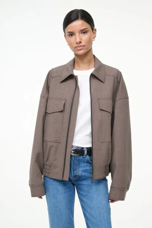 EUGENE JACKET | HOUNDSTOOTH sold by STAUD