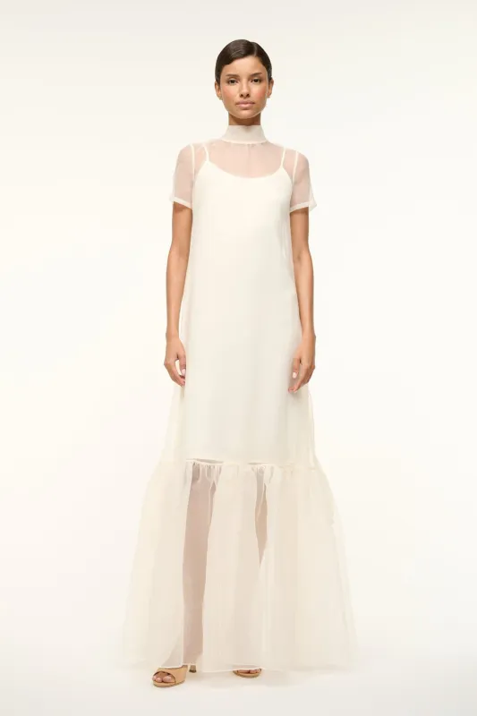 CALLUNA DRESS | WHITE sold by STAUD