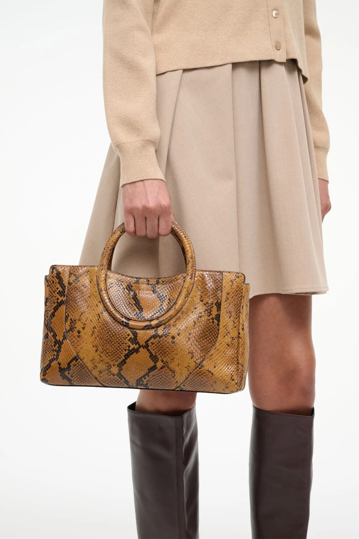 MAUDE MINI SATCHEL | SNAKE sold by STAUD product image thumbnail 2