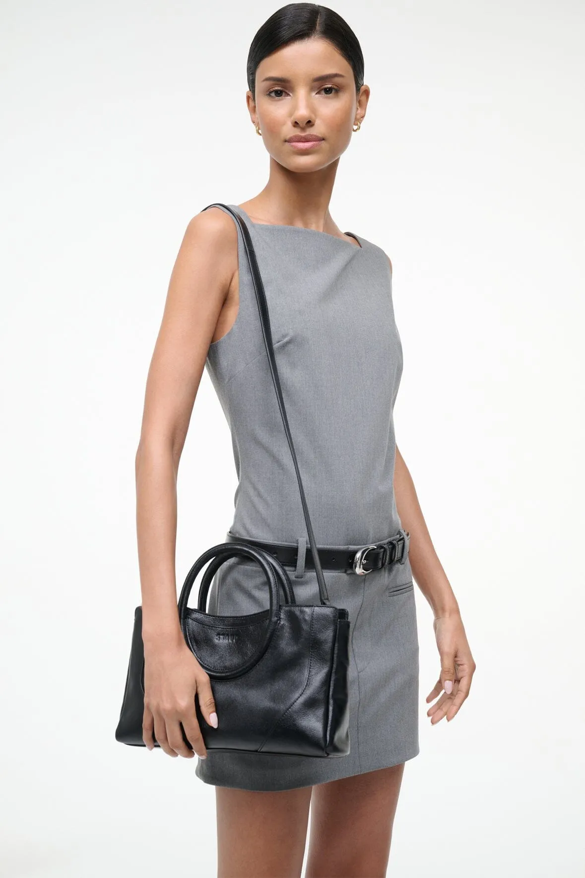 MAUDE MINI SATCHEL | BLACK sold by STAUD product image thumbnail 2